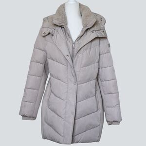 ANDREW MARC Women's Hooded Walker Puffer Jacker Size M